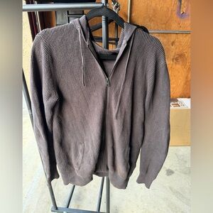 ALL SAINTS knit zip up